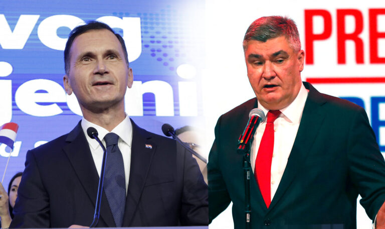 Mehrheit knapp verpasst: Milanović muss mit Rivale Primorac in die Stichwahl