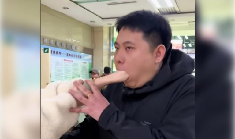 Hand-Ess-Challenge: Frau steckt im Mund des Partners fest (VIDEO)