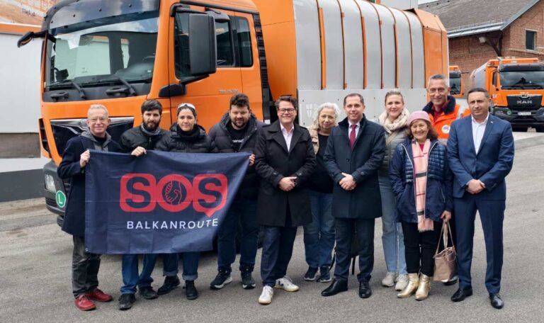 Wien spendet Müllfahrzeug an Bihać – Ein Akt der Solidarität an der EU-Außengrenze