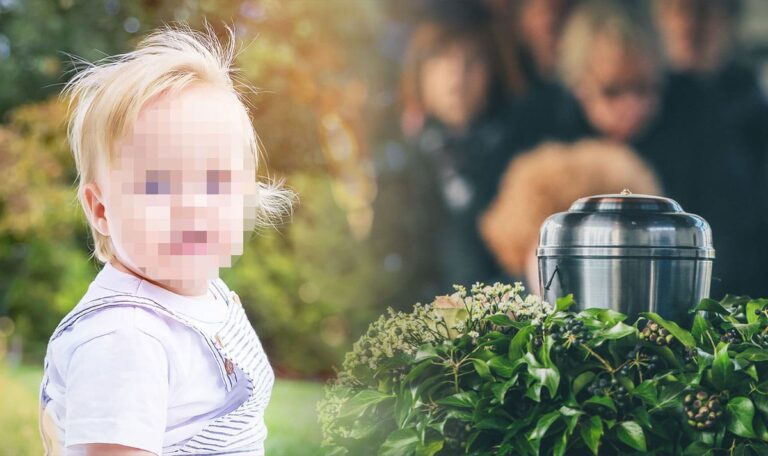 Urne verschüttet: Einjähriger isst Opas Asche