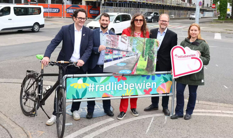 Stadt Wien macht eine Autospur am Gürtel zur Radroute!