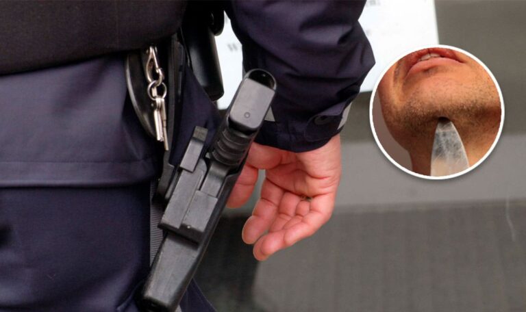 Messer am Hals: Teenagerin geht auf Mann los