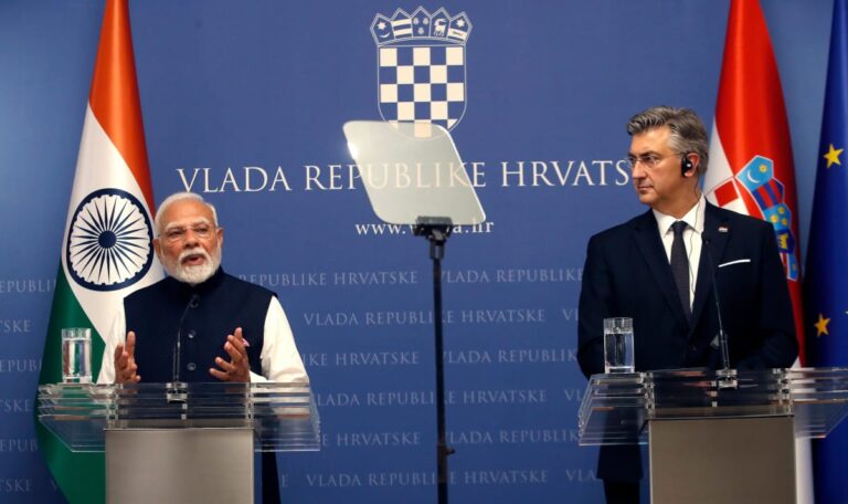 Indiens Premier Modi in Zagreb: Historisches Treffen mit Plenkovic (FOTOS+VIDEO)
