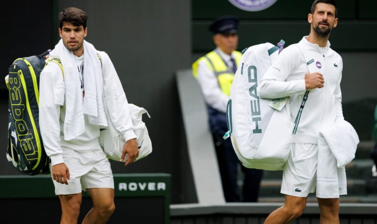 Djokovic und Alcaraz: Tennis-Giganten im geheimen Dach-Duell