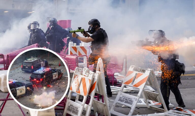Trump „hofft auf Chaos“: Einsatz der Nationalgarde führt zu Ausschreitungen (FOTOS)