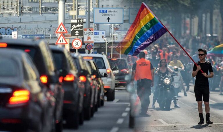 Stau-Alarm am Wochenende: Regenbogenparade und Nova Rock legen Verkehr lahm