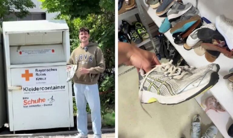 Spende mit Peilsender: Münchner findet seine Schuhe in Bosnien wieder