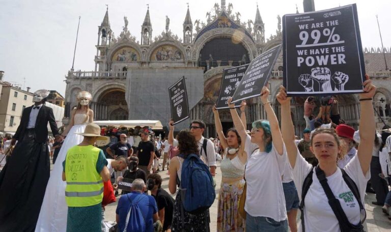 Venedig im Ausnahmezustand: Bezos-Hochzeit trifft auf wütende Proteste