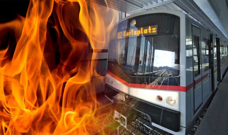 Feuer-Schock bei U2-Ausbau: Arbeiter flüchten aus brennendem Tunnel
