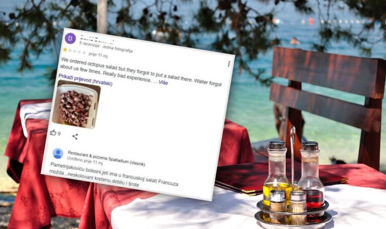 Kritik unerwünscht: Kroatisches Lokal attackiert Gäste mit Pornowitzen