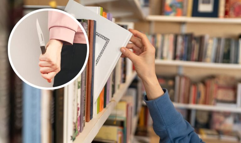 Messer-Attacke in Bibliothek: Frau sticht zwei Jugendliche nieder