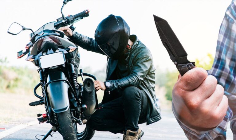 Motorrad-Streit: Mann sticht Freund mit Messer ins Bein