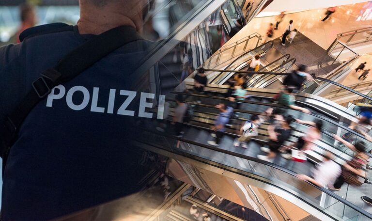 Mann jagt und attackiert Frau in Wiener Shopping Center