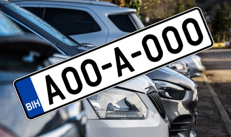 Geheimcodes auf bosnischen Autokennzeichen: Was sie bedeuten!