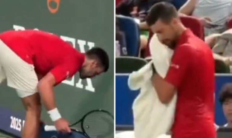 Das ist brutal“ – Djokovic übergibt sich mitten im Match (VIDEO)