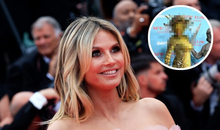 Heidi Klums Monster-Kostüm versteinert sogar Ehemann Tom (FOTOS+VIDEO)