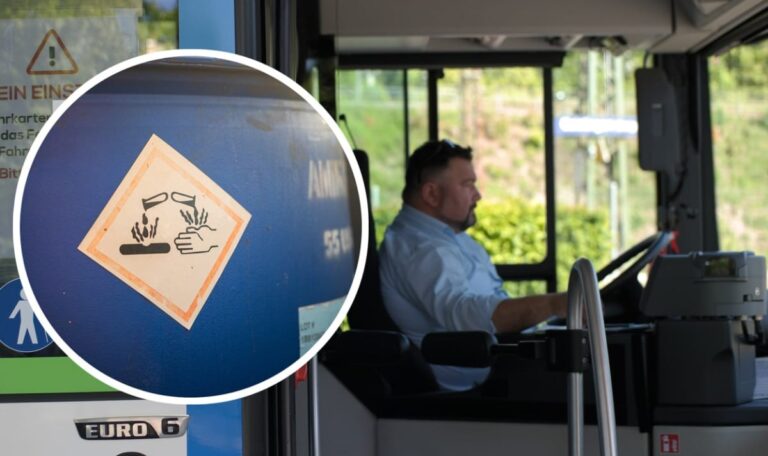Horror-Attacke in der Arbeitspause: Männer-Duo jagt Busfahrer ätzende Säure ins Gesicht