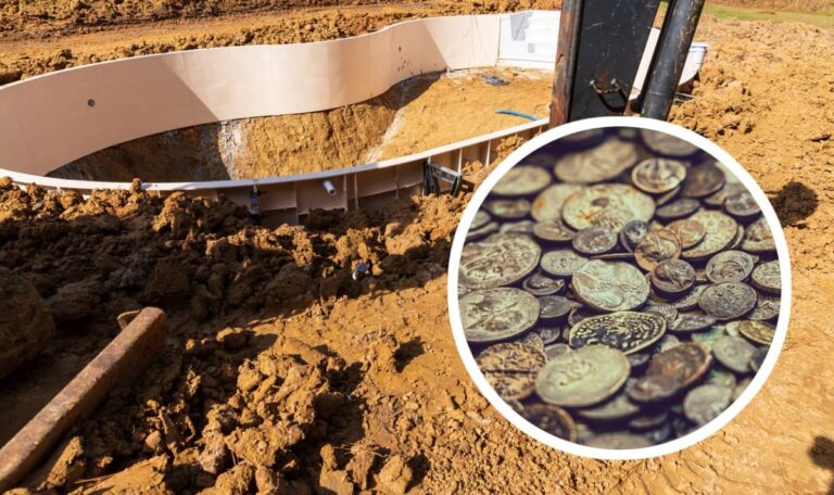 Goldschatz statt Pool: Franzose gräbt 700.000 Euro aus Garten