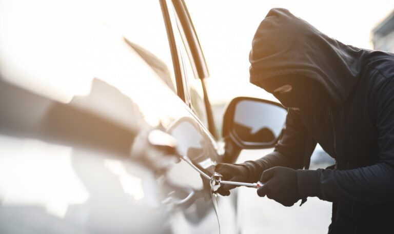 Ausgerechnet ein Polizisten-Auto schnappt sich dieser Dieb