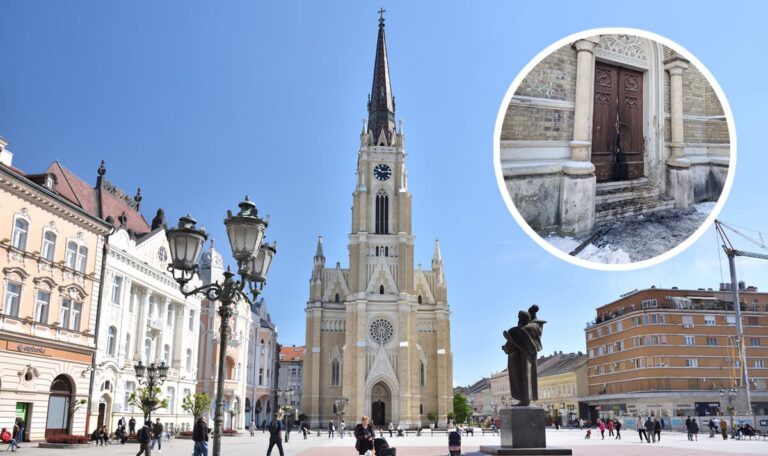 Brandanschlag auf Kirche in Novi Sad – Täter flüchtig (VIDEO)