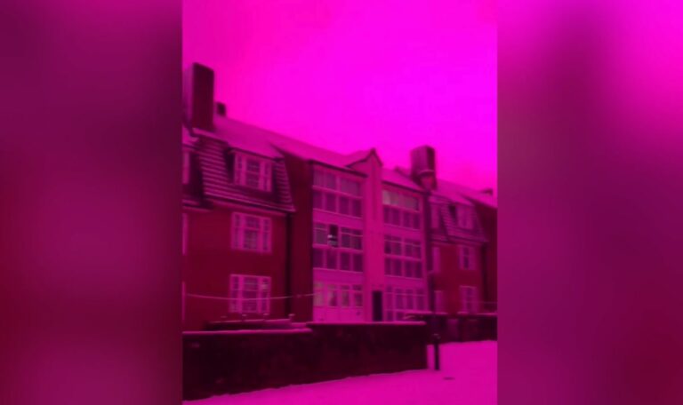 Mysteriöser Pink-Himmel über England: Das steckt wirklich dahinter