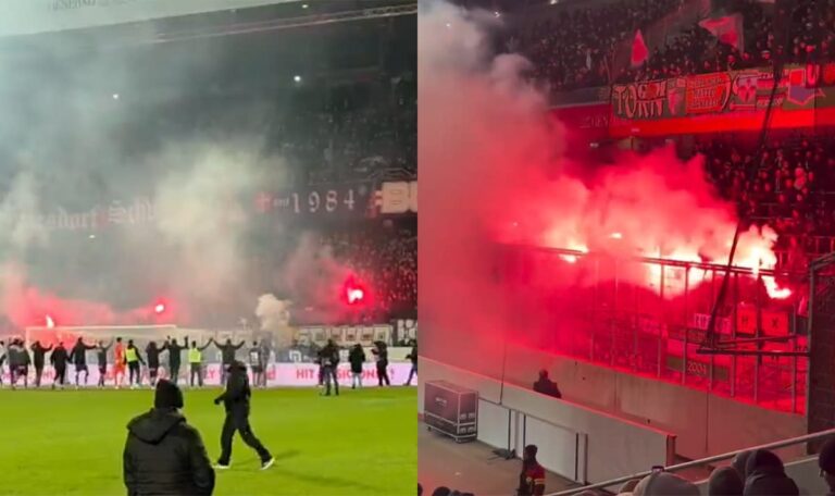 Pyro-Wahnsinn beim Derby: Rapid zittert vor Hammer-Strafe (VIDEOS)