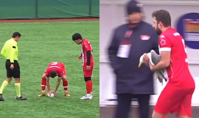 Torhüter schießt Möwe ab – Herzdruckmassage am Spielfeld (VIDEO)