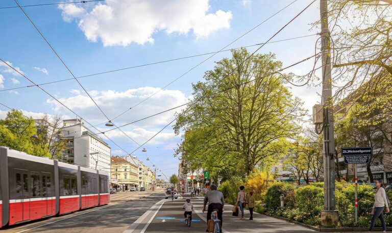 Floridsdorf bekommt neuen Radweg – und mehr als 20 Bäume