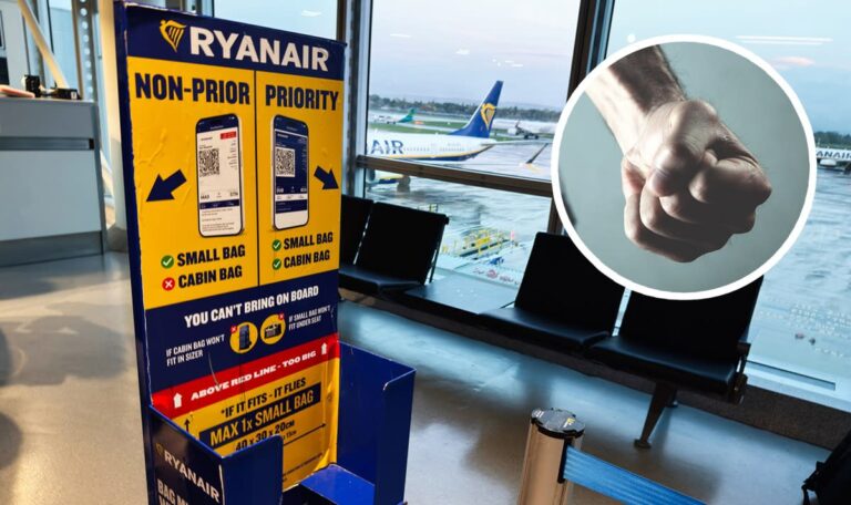 Gepäck zu groß: Passagier schlägt Ryanair-Mitarbeiter Zähne aus