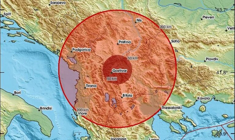 Erst der Knall, dann bebte alles“ – Angst im Balkan-Grenzgebiet