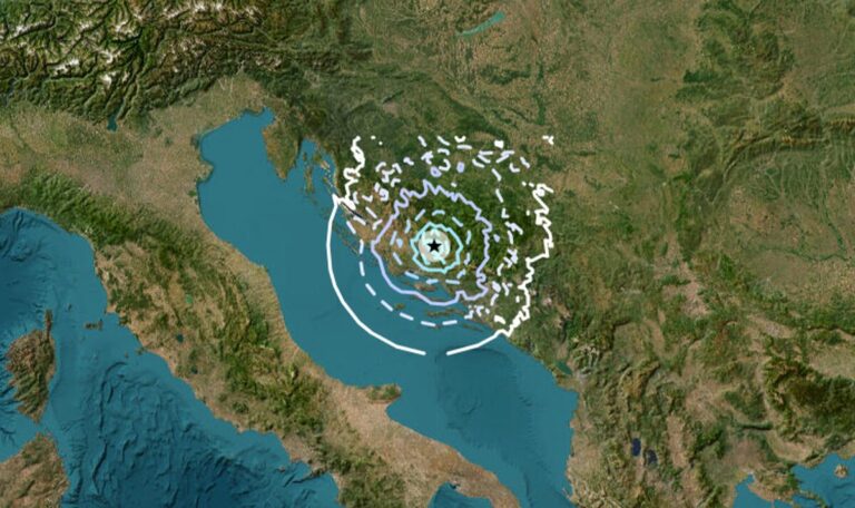 Es war furchtbar“: Bosnier und Kroaten von Erdbeben aufgeschreckt
