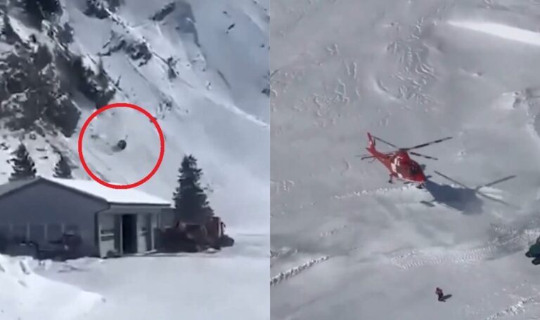 Starker Wind mit 80 km/h: Gondel löst sich von Seilbahn (VIDEO)
