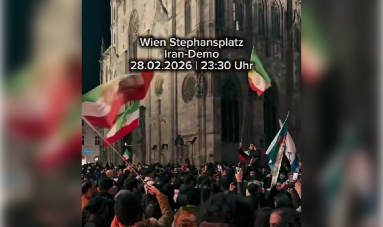 Spontane Feier am Stephansplatz – Wiener Iran-Community gespalten
