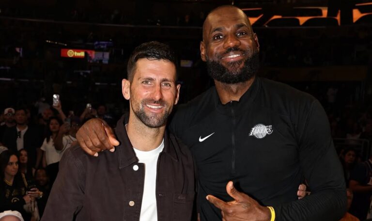 Tennis-Legende im Basketball-Fieber: Novak wird zum Arena-Star