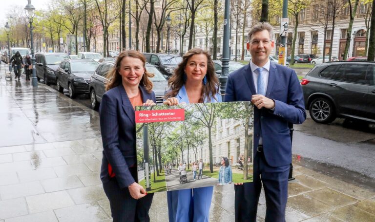 Eigene Fahrbahn für Radfahrer: Wiener Ringstraße wird umgebaut (FOTOS)