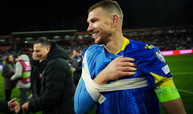 Große Sorge um Dzeko – Verletzung überschattet Bosniens Jubel