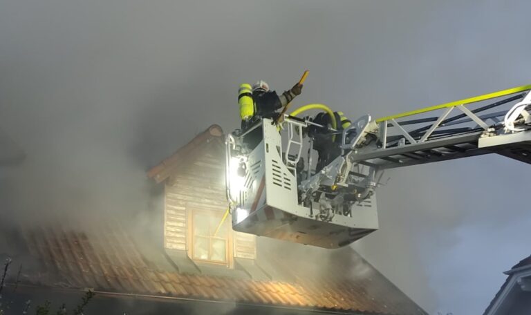 Alarmstufe B4 ausgerufen – Großbrand in Wiener Neustadt (FOTOS)