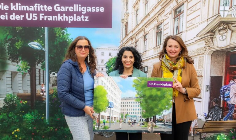 Park statt Parkplatz: U5-Station bekommt grünen Vorzeigeplatz