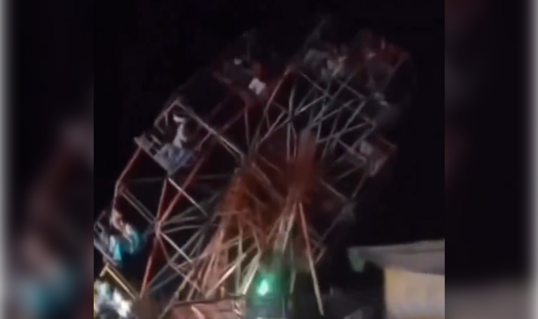 Riesenrad begräbt Dutzende unter sich – Mindestens dreißig Verletzte (VIDEO)