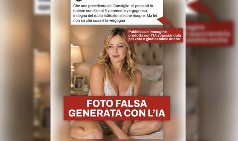 Italiens Regierungschefin in Unterwäsche – Meloni schlägt nach Deepfake-Attacke zurück