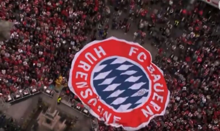 1860-Fans schleusen Hass-Banner in Bayern-Meisterfeier (VIDEO)