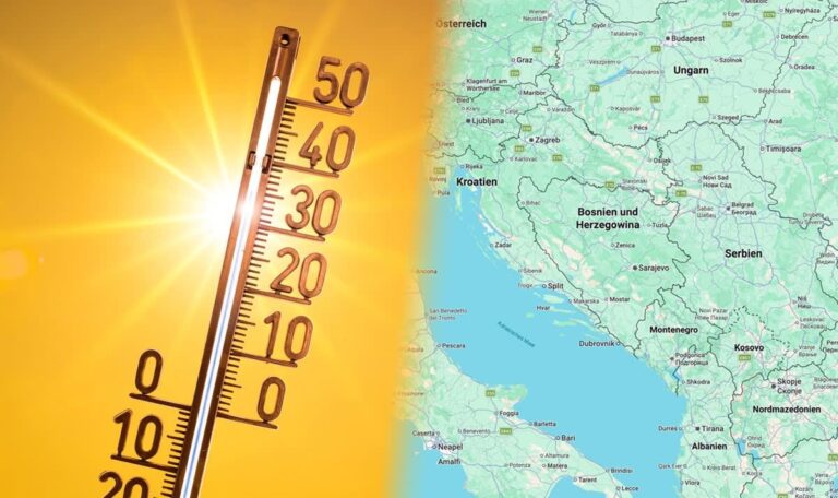 Gluthitze auf dem Balkan: Bis Sonntag kein Ende in Sicht