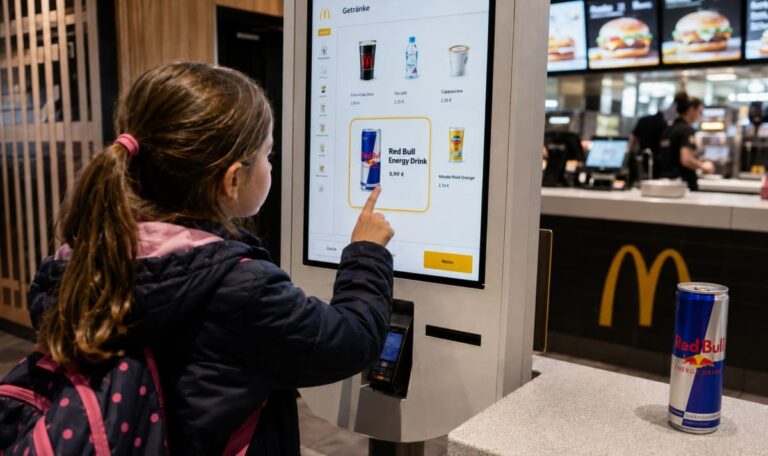 Achtjährige kauft Energydrink beim McDonald’s in Österreich – niemanden stört´s
