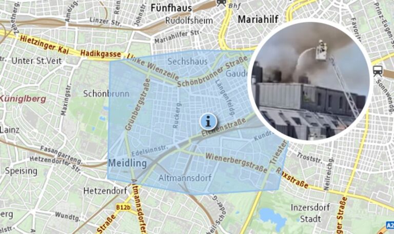 Alarmstufe 3 wegen Großbrand – Stadt Wien warnt Bewohner