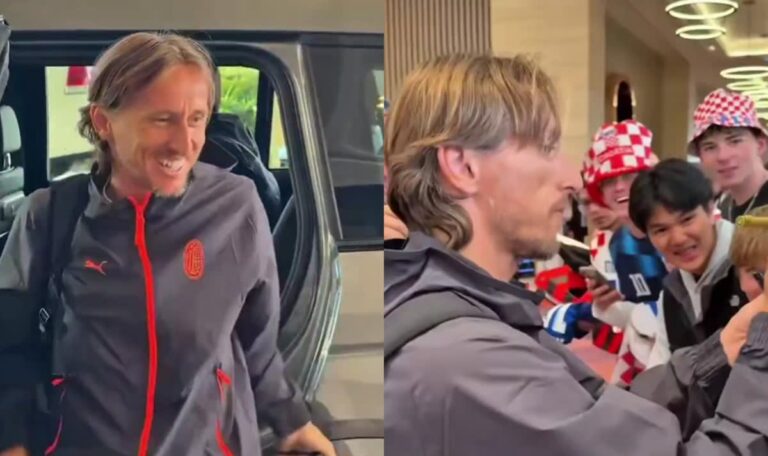 Herzlicher Empfang von Modrić durch kroatische Diaspora (VIDEOS)