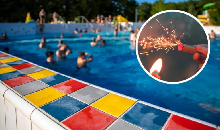 Böllerwurf mitten im Freibad: 63-Jähriger landet im Krankenhaus