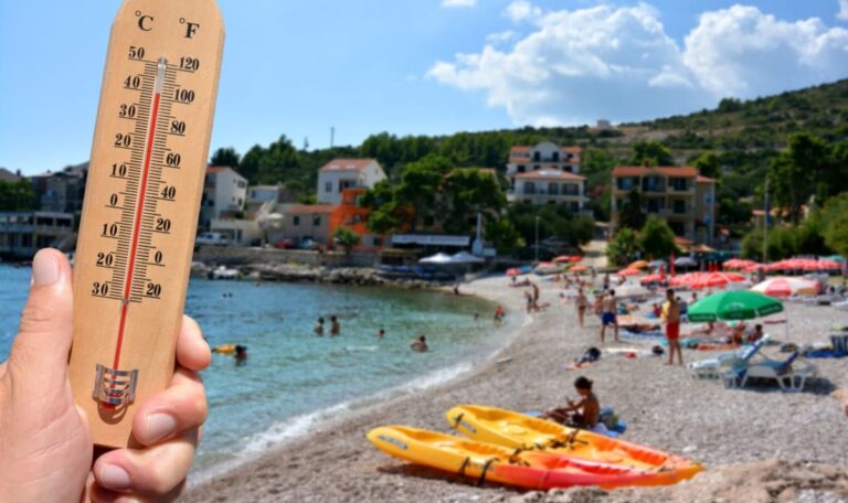 40 Grad in Kroatien: Dalmatien vor heißestem Monat aller Zeiten