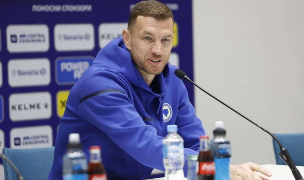 Heute fließen die Emotionen: Džeko vor seinem letzten Spiel für Bosnien