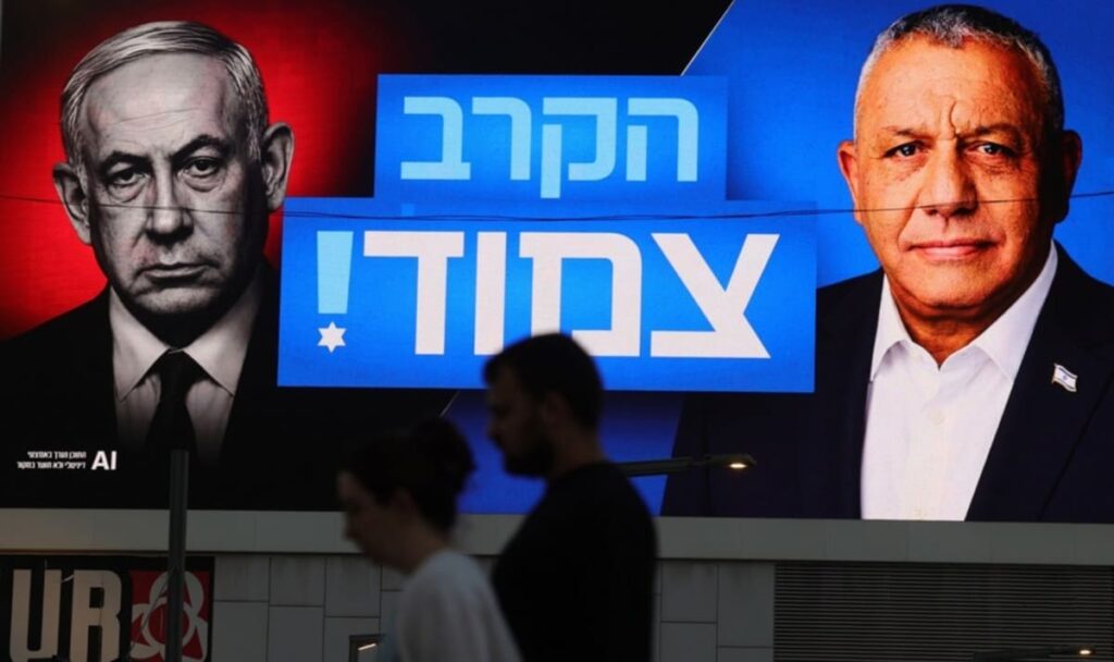 Wahl-Krimi in Israel: Netanjahu zittert, Ex-General greift nach der Macht