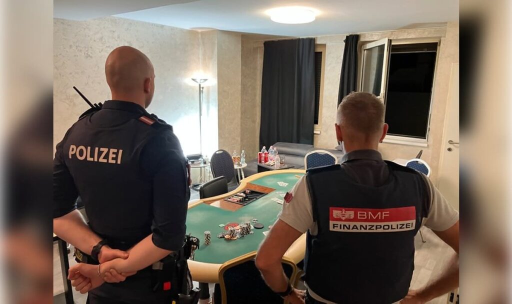 Poker-Razzia in Wien: Finanzpolizei räumt Privatwohnung aus